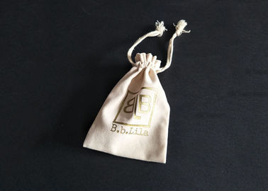 चीन Earings आभूषण उपहार मखमली Drawstring बैग सफेद पुनर्नवीनीकरण उपहार पाउच फैक्टरी