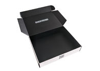 नालीदार चमकदार टुकड़े टुकड़े कागज उपहार बॉक्स, काले मुद्रित पैकेजिंग कार्टन बॉक्स आपूर्तिकर्ता