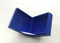 ब्लू पेपरबोर्ड वॉच बुक आकार का बॉक्स चमकदार टुकड़े टुकड़े के बक्से हल्के वजन आपूर्तिकर्ता