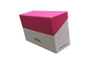 गुलाबी रंग के साथ गरम मुद्रांकन चुंबक उपहार बॉक्स पैकेजिंग बनावट सतह आपूर्तिकर्ता