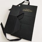 सुंदर रिबन के साथ सजावटी डिजाइन तहखाने उपहार बॉक्स काले बुक आकार आपूर्तिकर्ता