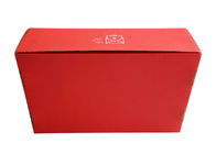 लक्जरी रेड पेपर गिफ्ट बॉक्स, हैट्स / सजावट पैकिंग के लिए नालीदार पैकेजिंग बॉक्स आपूर्तिकर्ता