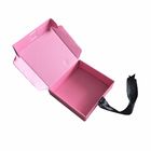 गुलाबी प्रिंटिंग पेपर उपहार बॉक्स, 35 x 23 x 9 सेमी नालीदार शिपिंग बॉक्स आपूर्तिकर्ता