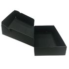 35 x 24 x 7 सेमी नालीदार उपहार बॉक्स काले रंग के साथ काले लोगो OEM आपूर्तिकर्ता