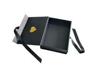 बिकनी स्विमवियर पैकेजिंग बुक शेप्ड बॉक्स ब्लैक रिबन मैग्नेट क्लोजर आईएसओ अप्रूवल आपूर्तिकर्ता
