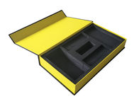 मैट ब्लैक मैग्नेटिक बुक शेप्ड बॉक्स इलेक्ट्रॉनिक पैकेजिंग मैट लैमिनेशन सरफेस आपूर्तिकर्ता