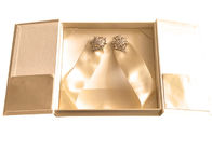 रिबन के साथ शादी के निमंत्रण सजावटी उपहार बक्से 2 पक्ष ओपन कस्टम डिजाइन आपूर्तिकर्ता