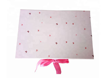 पिंक कलर गिफ्ट रैपिंग बॉक्स, गर्ल्स ड्रेस के लिए कस्टम गिफ्ट बॉक्स पैकेजिंग