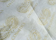गोल्डन लोगो परिधान मुद्रित उपहार ऊतक पेपर चिकना सफेद रंग अनुकूलित आपूर्तिकर्ता