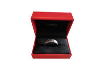सुंदर वर्ग कागज उपहार बॉक्स बाली / शादी की अंगूठी के लिए छोटे लक्जरी आभूषण पैक आपूर्तिकर्ता